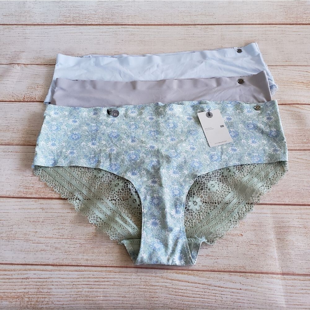 Lucky Brand 3-Pack Lace Hipster Briefs in XL